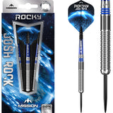 *Mission Josh Rock Darts - Steel Tip - 80% - Rocky - Silver & Blue