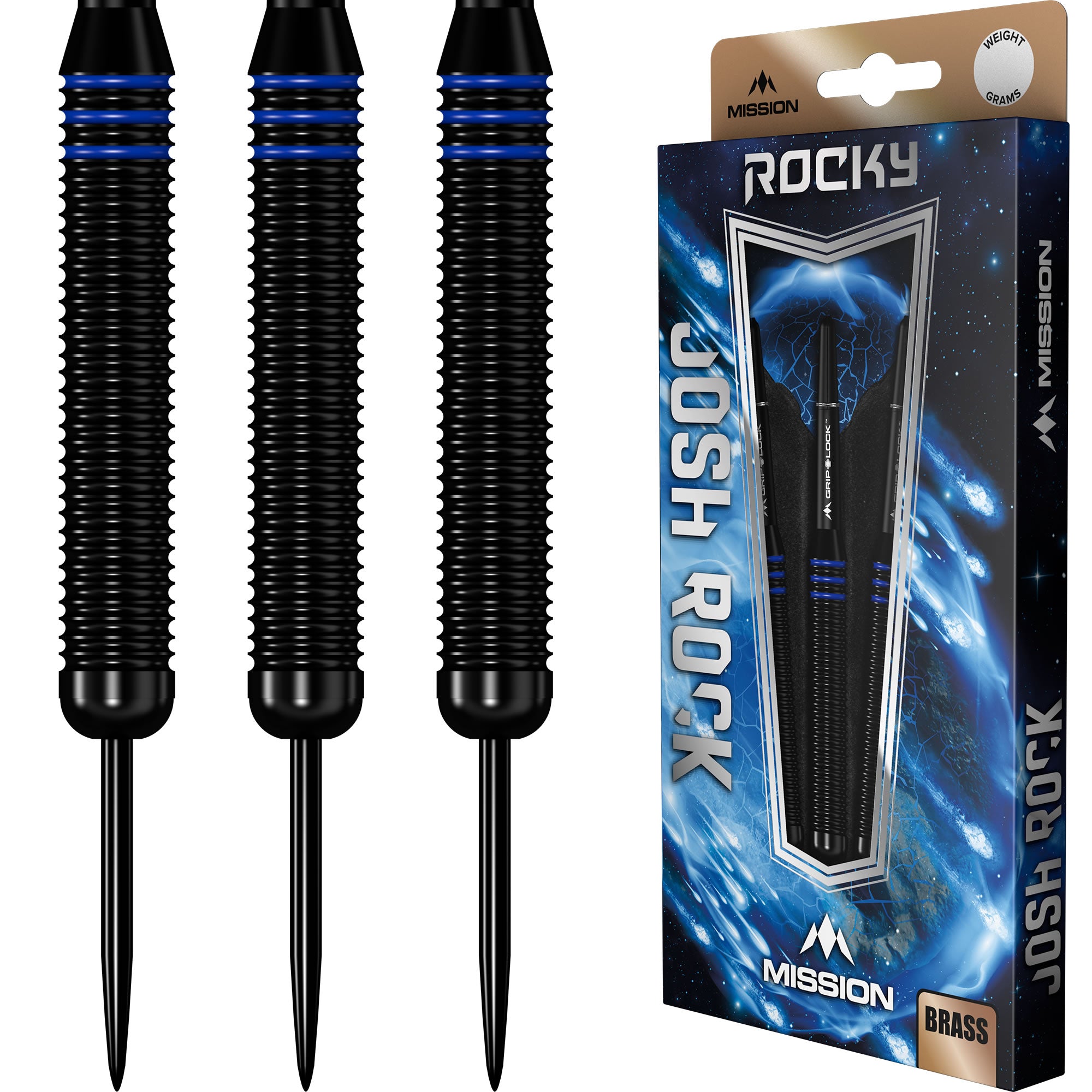 ダーツ MISSION DARTS Josh Rock 2BA 18g Mission Josh Rock V2 95% Steel Darts 22 g, Steel Darts