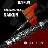 Caliburn Players Darts - Soft Tip - 90% Tungsten - Obsidian: Naikun