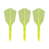 Condor AXE 120 Dart Flights - Narrow - Neon Yellow
