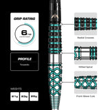 Mission Neptune R2.5 Darts - Steel Tip - 90% Tungsten