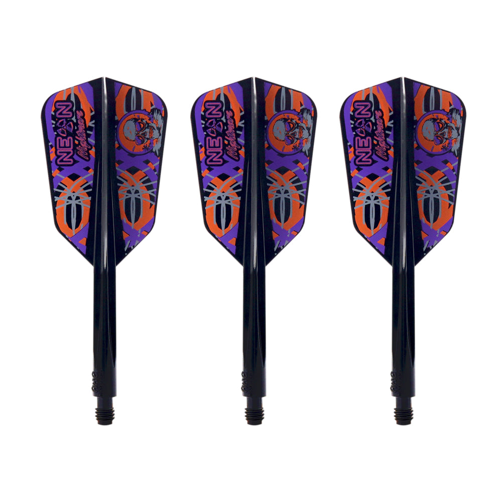 Condor AXE Dart Flights - Stowe Buntz - Neon Nightmare 3 - Slim