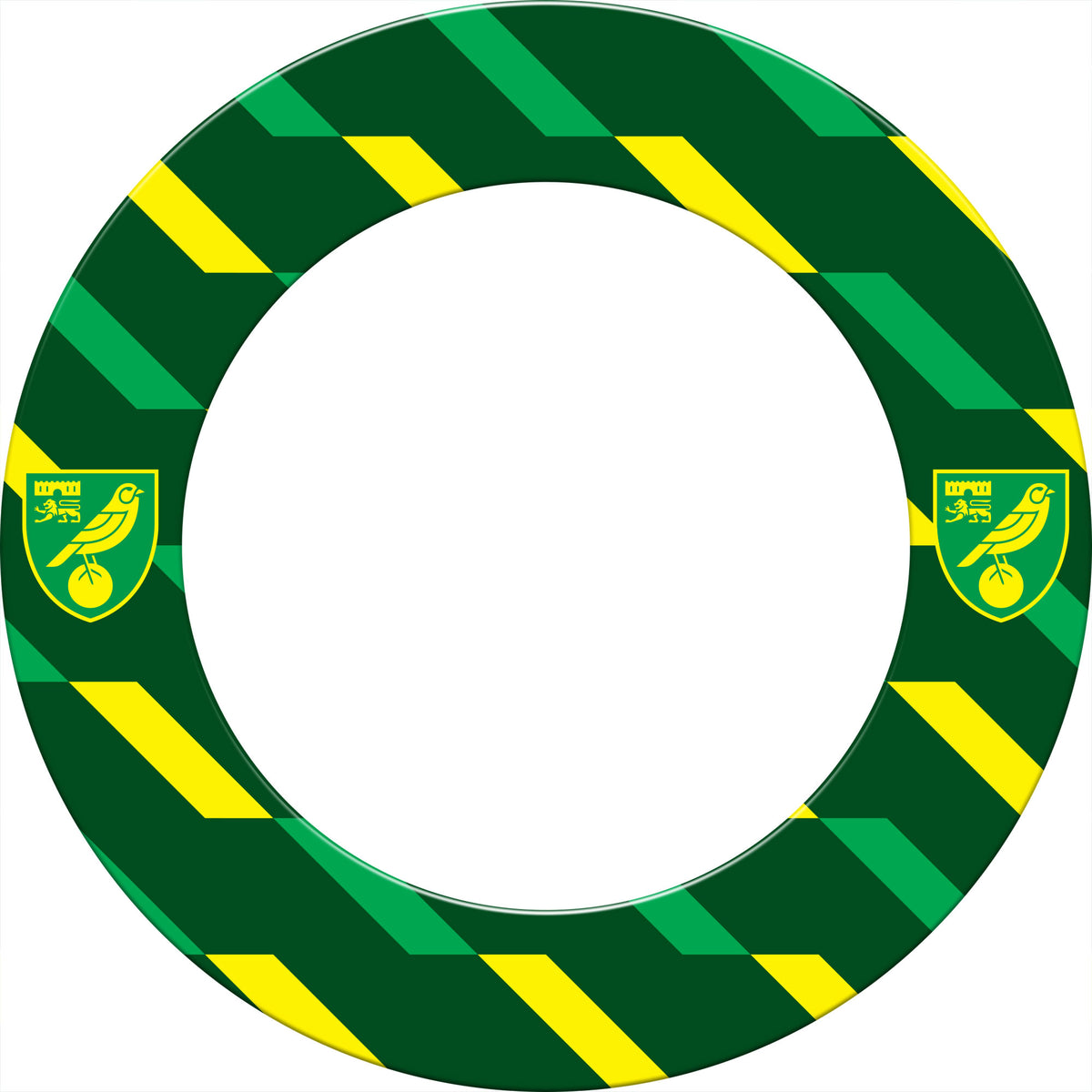 Norwich City FC Official Licensed The Canaries Dartboard Surroun