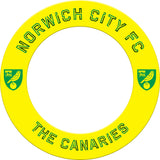 Norwich City FC - Official Licensed - The Canaries - Dartboard Surround - S3 - Yellow