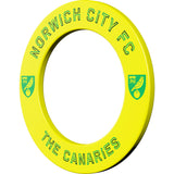 Norwich City FC - Official Licensed - The Canaries - Dartboard Surround - S3 - Yellow