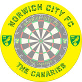 Norwich City FC - Official Licensed - The Canaries - Dartboard Surround - S3 - Yellow