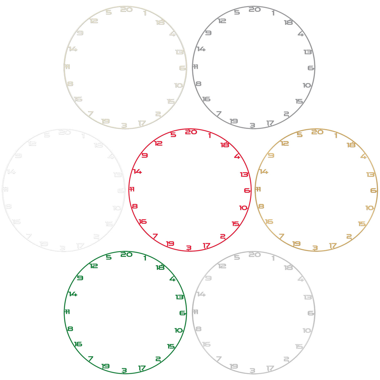 Bullet Custom Number Ring