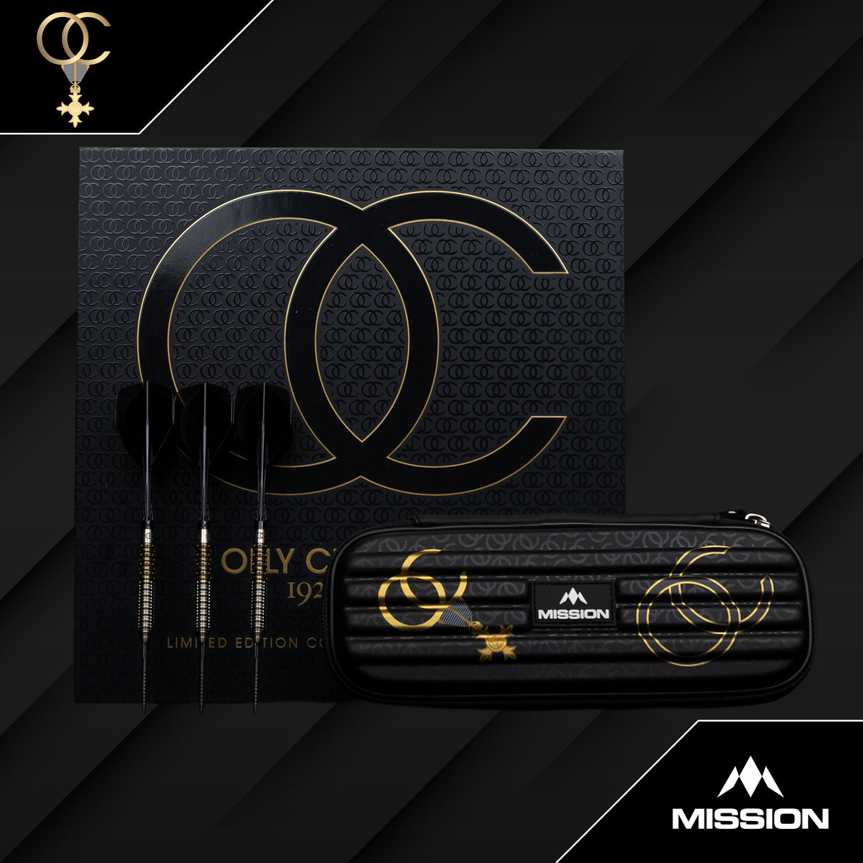 Mission Olly Croft OBE Darts - Steel Tip - 95% Tungsten - Limited Edition