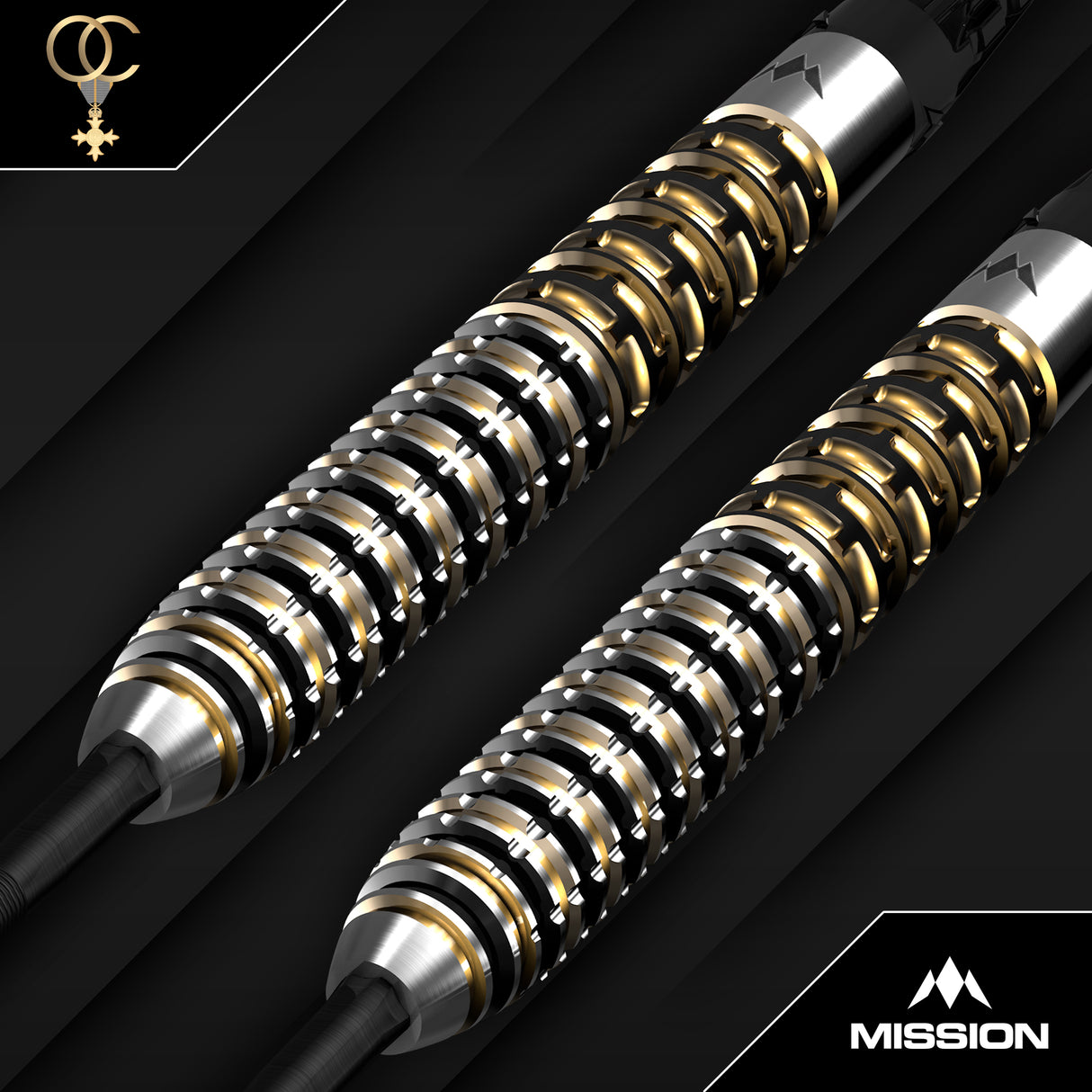 Mission Olly Croft OBE Darts - Steel Tip - 95% Tungsten - Limited Edition