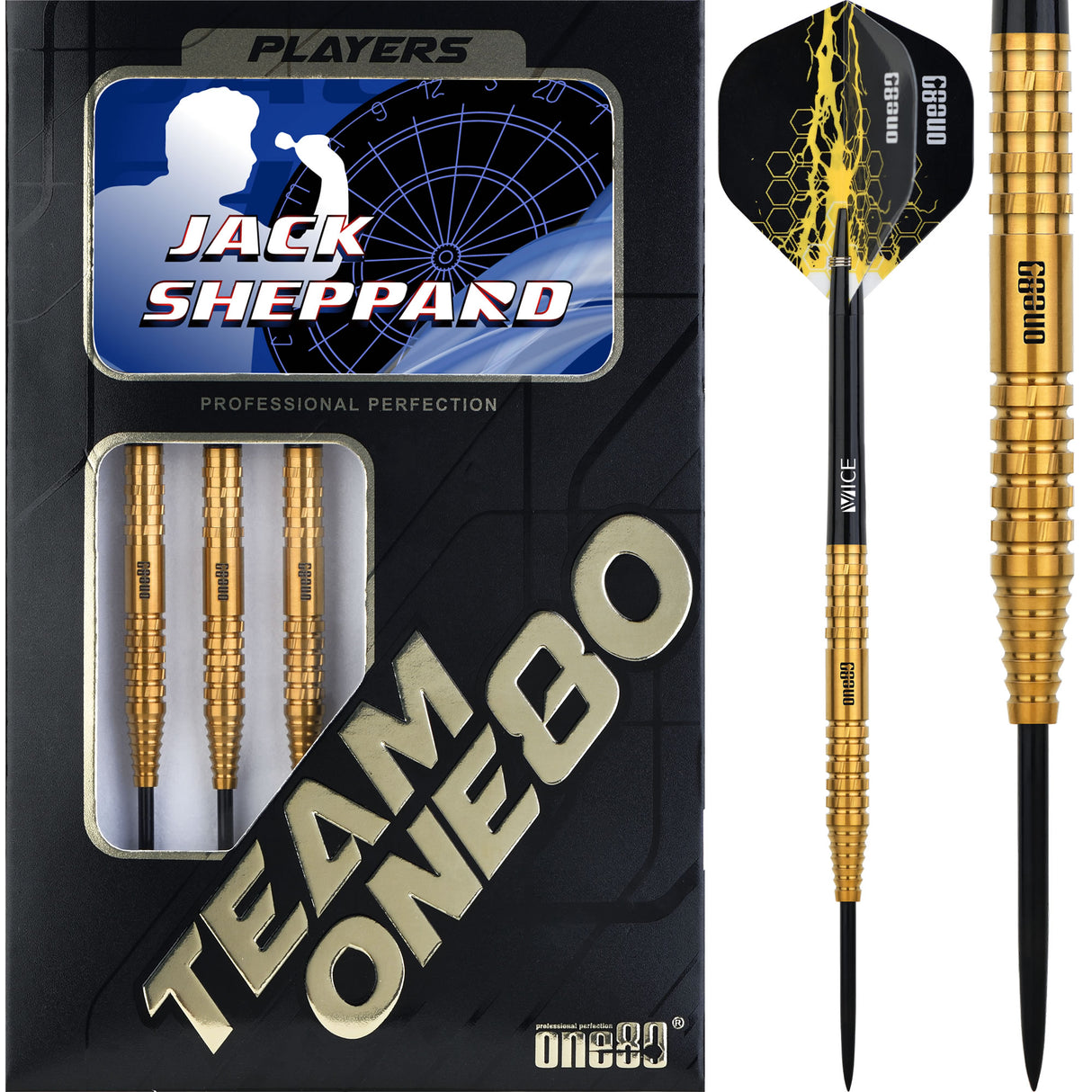 One80 Jack Sheppard Darts - Steel Tip
