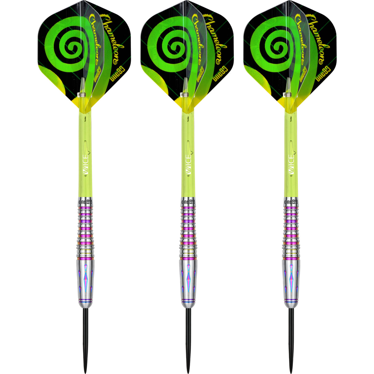 One80 Chameleon Darts - Steel Tip - Topaz