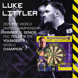 Target Luke Littler Dartboard Set - Dartboard + 6 Darts