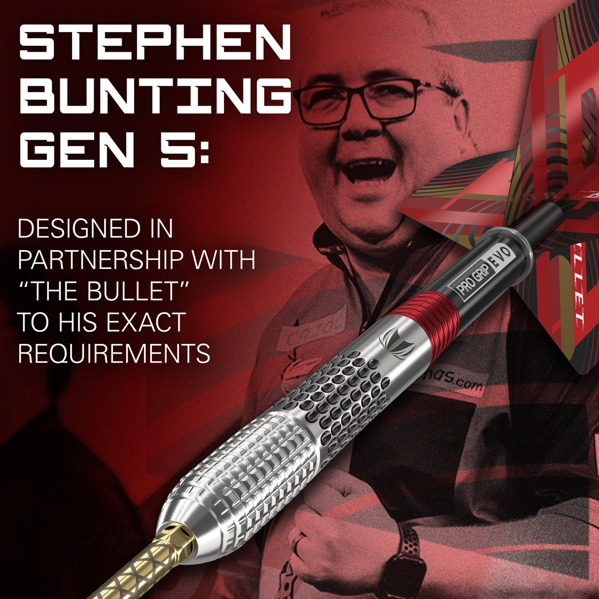 Target Stephen Bunting Darts - Steel Tip - 95% Tungsten - G5