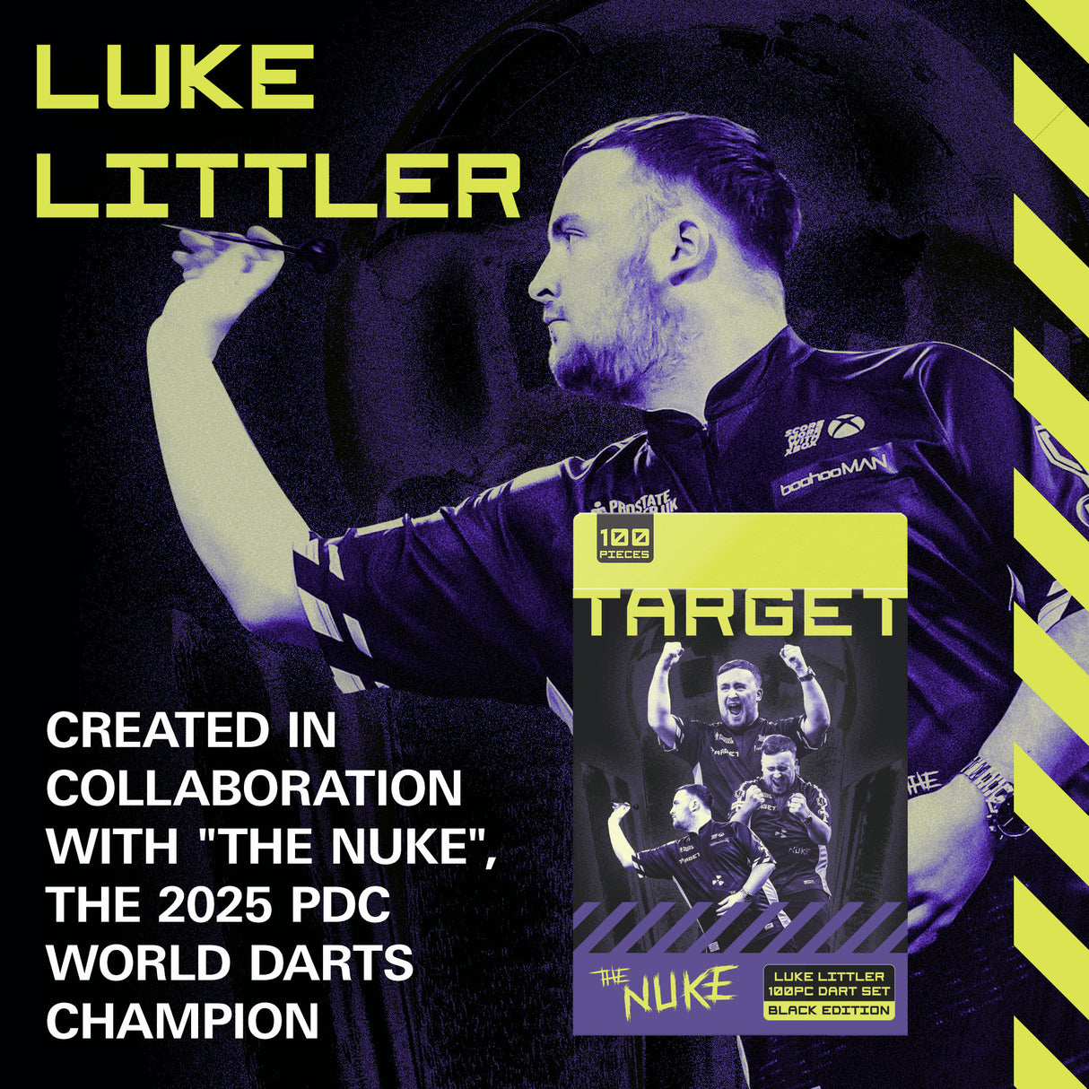 Target Luke Littler Darts - 100 piece Accessory Kit