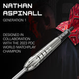 Target Nathan Aspinall Darts - Steel Tip - 90% Tungsten - G1