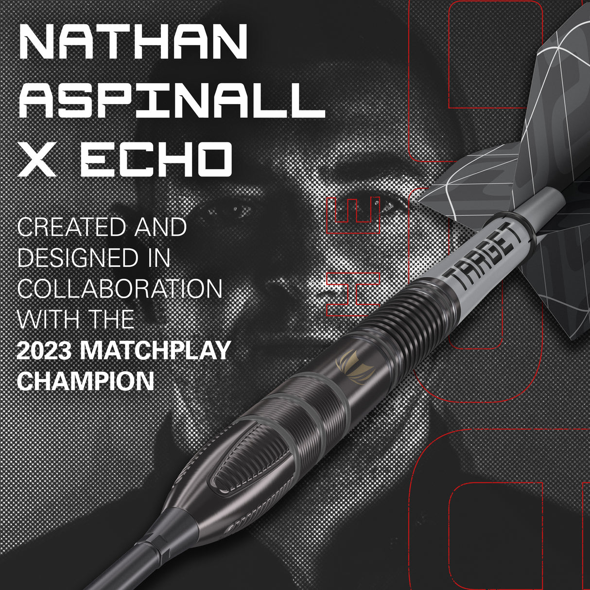Target Nathan Aspinall Darts - Steel Tip - 90% Tungsten - Echo