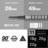 Target Exo Darts - Soft Tip - 90% Tungsten - 11