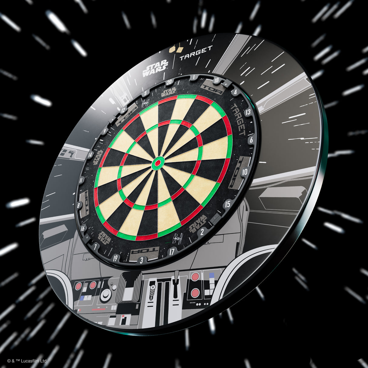 Target Star Wars Bundle - Millennium Falcon - Dartboard & Surround