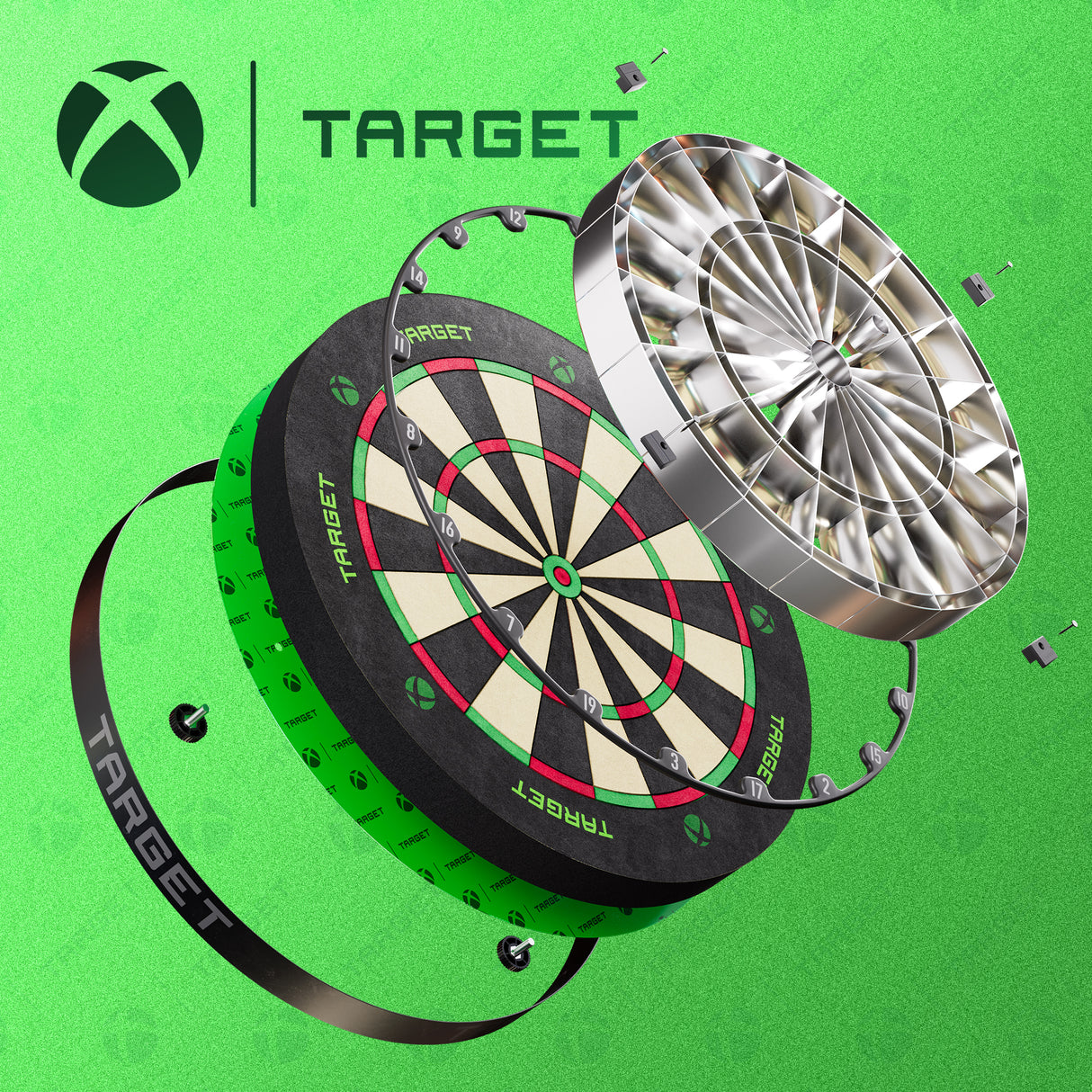 Target X Box Bundle - Dartboard & Surround