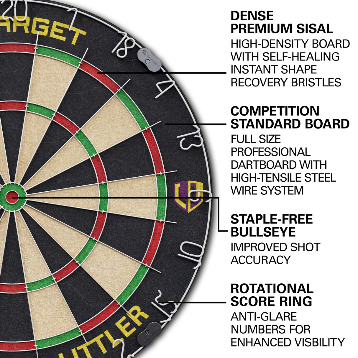 Target Dartboard & Cabinet Set - Luke Littler