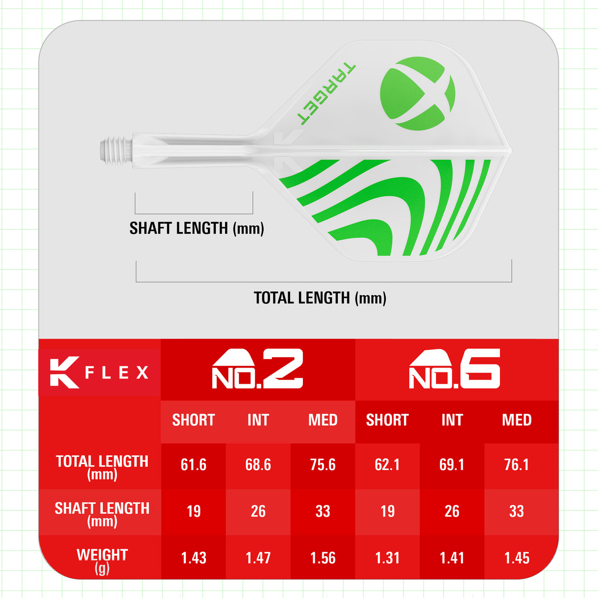 Target K-Flex Dart Flights - XBox