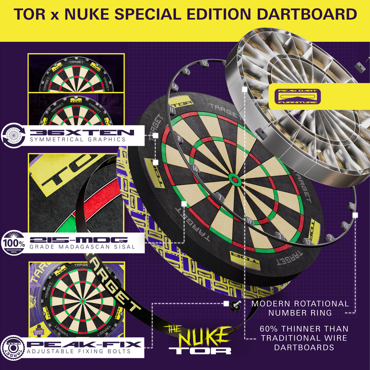 Target Luke Littler Bundle - Dartboard & Surround