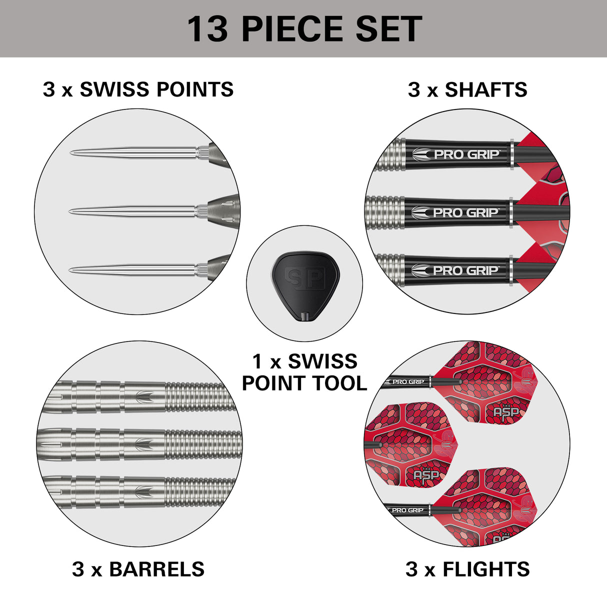 Target Nathan Aspinall Darts - Steel Tip - 90% Tungsten - G1