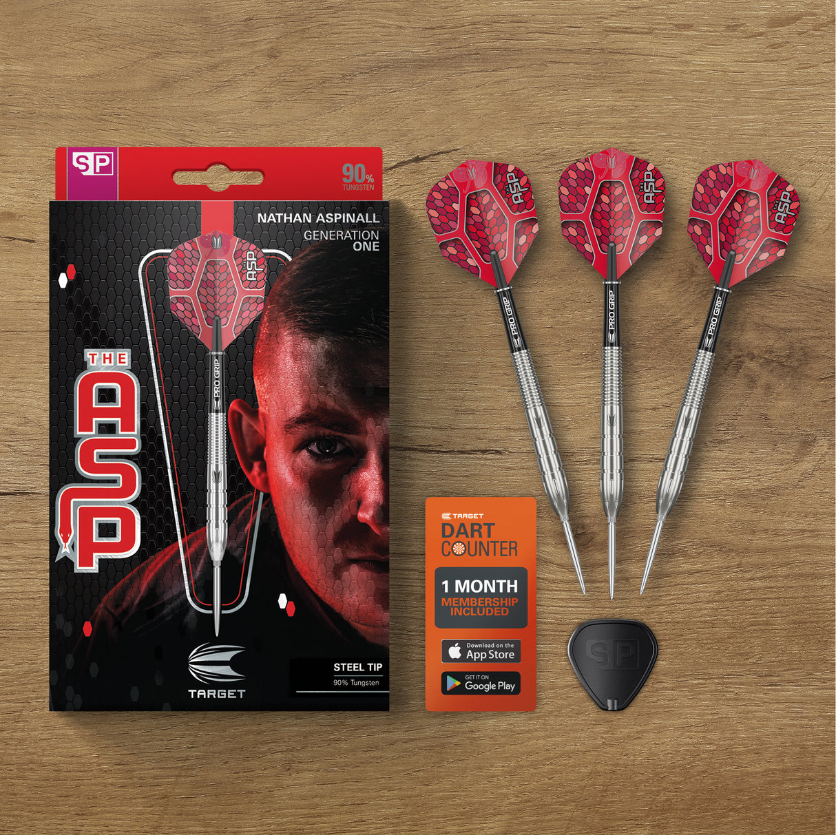 Target Nathan Aspinall Darts - Steel Tip - 90% Tungsten - G1