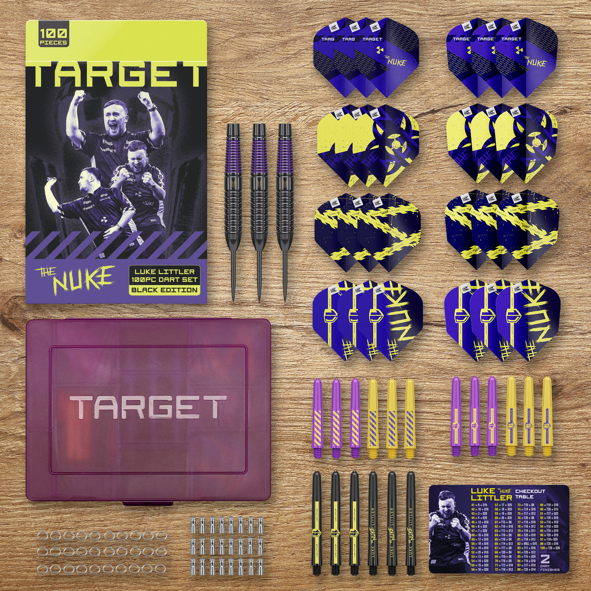 Target Luke Littler Darts - 100 piece Accessory Kit