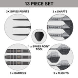 Target Nathan Aspinall Darts - Steel Tip - 90% Tungsten - Echo