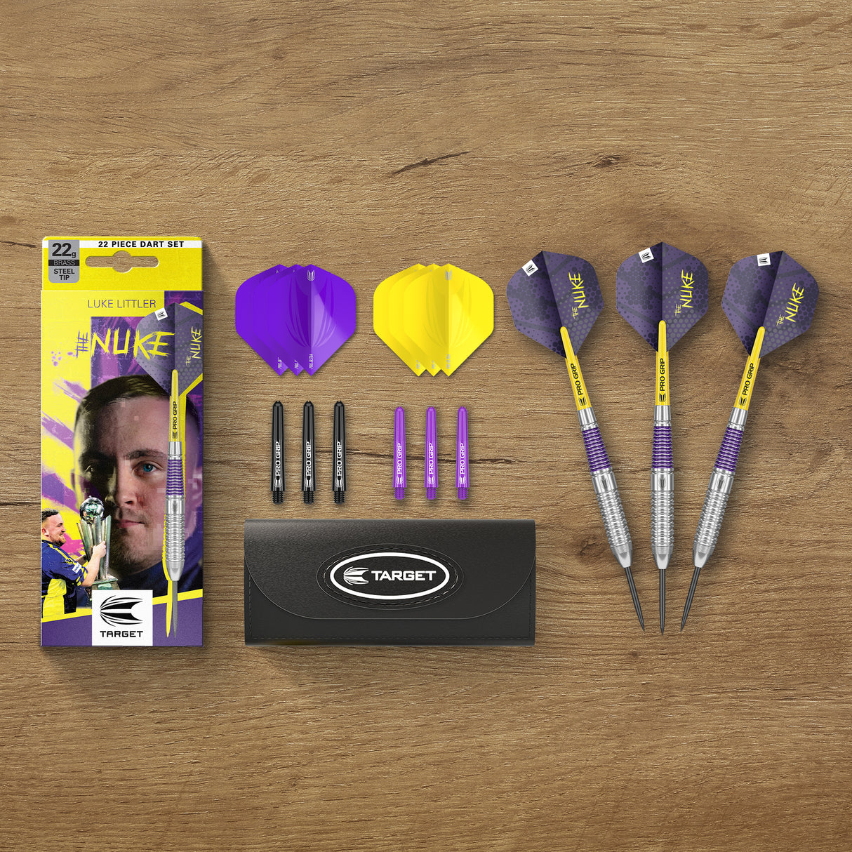 Target Luke Littler Darts - Steel Tip - Brass
