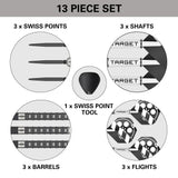 Target Chris Dobey Darts - Steel Tip - 90% Tungsten - Hollywood Action