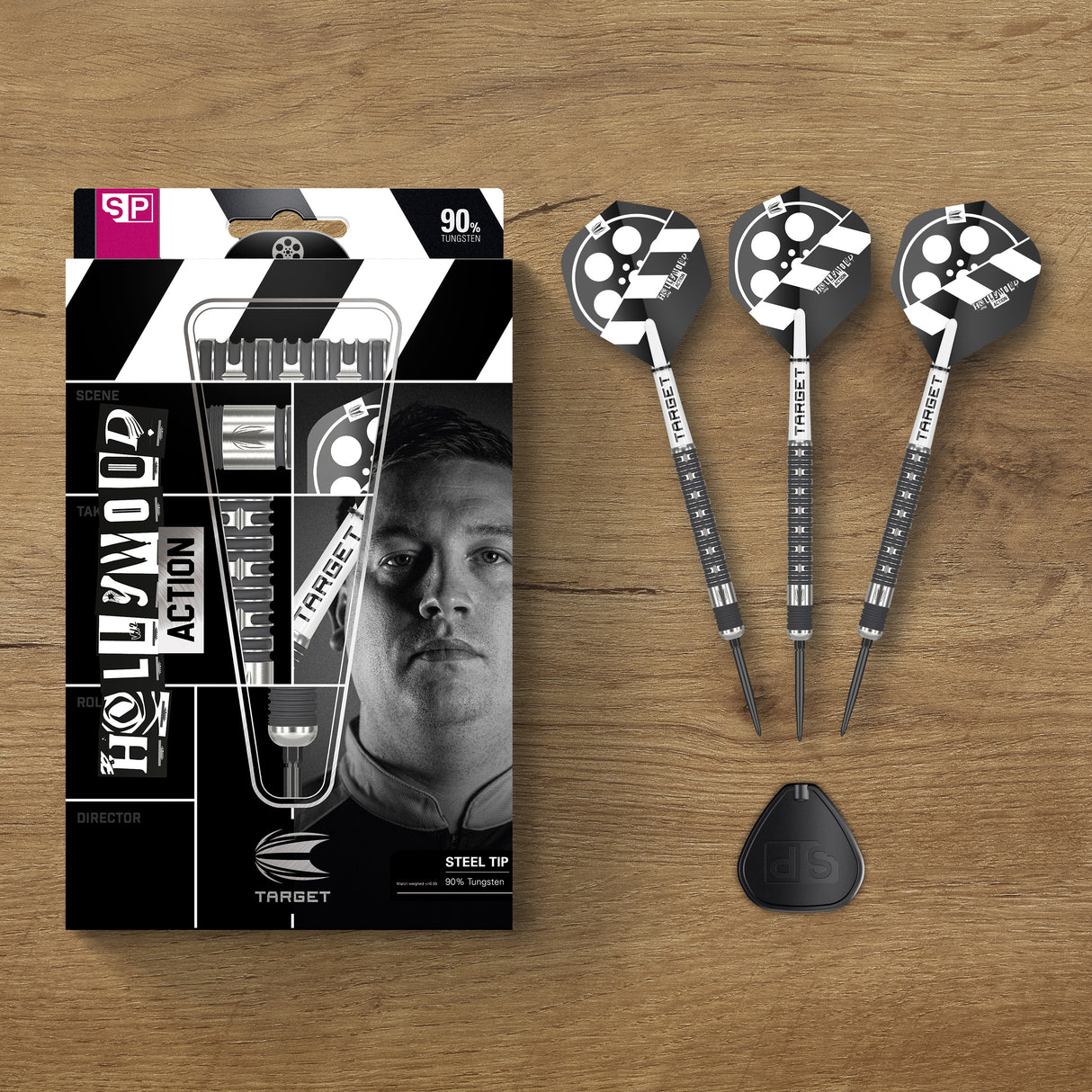 Target Chris Dobey Darts - Steel Tip - 90% Tungsten - Hollywood Action