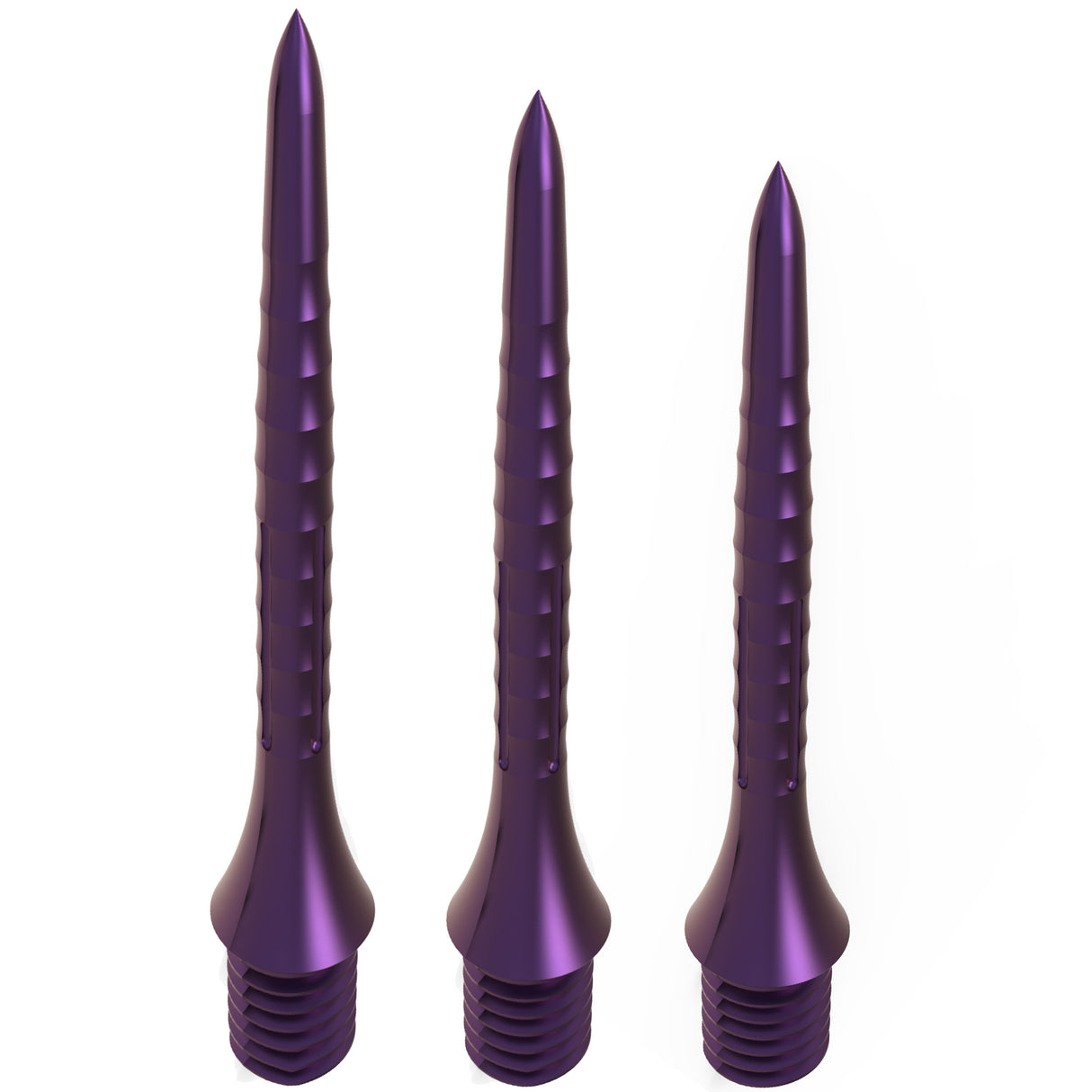 *Caliburn Bamboo Conversion Points - Screw In - Soft Tip to Steel Tip - Purple