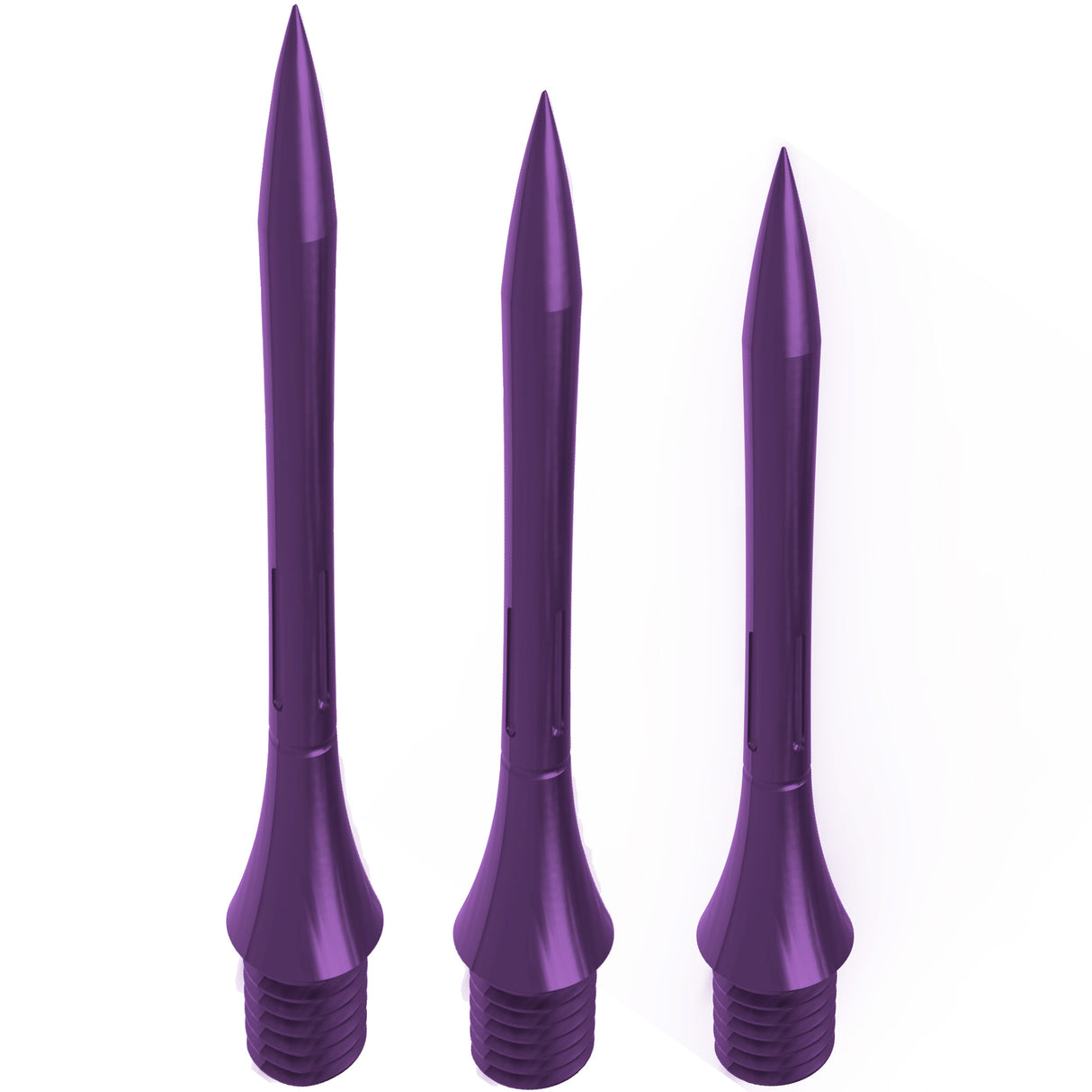 *Caliburn Bamboo Smooth Conversion Points - Screw In - Soft Tip to Steel Tip - Purple
