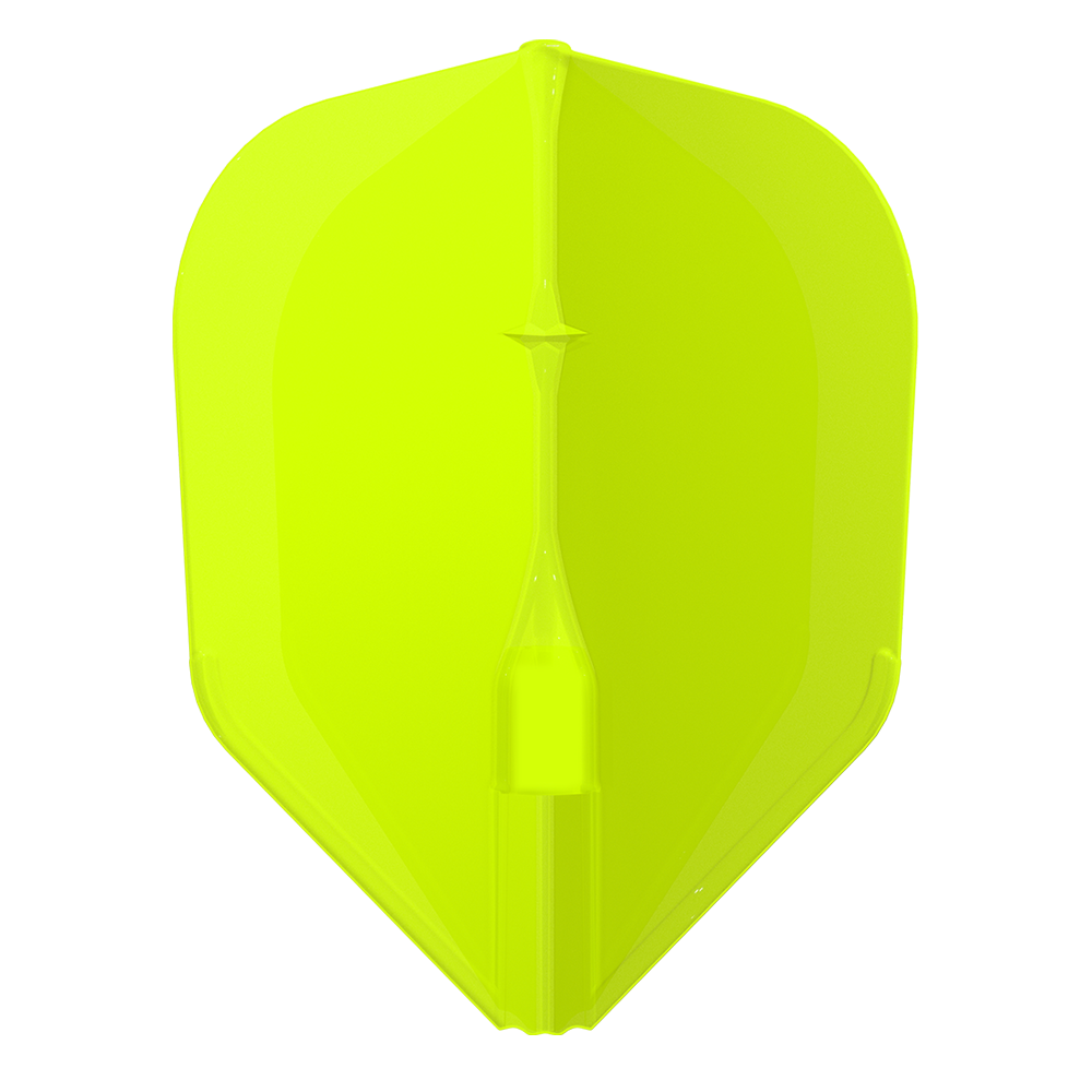 L-Style - EZ L-Flights - Integrated Champagne Ring - L3 Small Standard - Neon Yellow