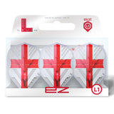 L-Style EZ L-Flights - Integrated Champagne Ring - L1EZ - V Series Type E - England - Clear White