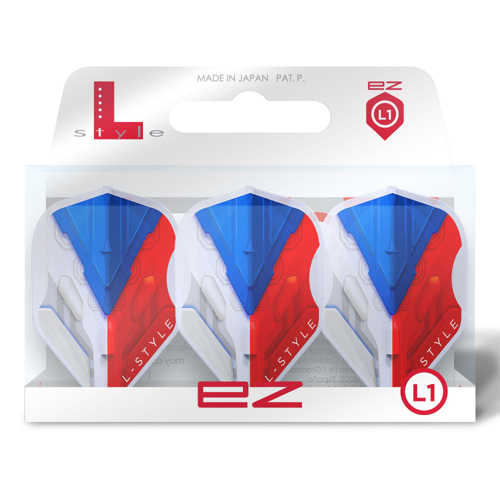L-Style EZ L-Flights - Integrated Champagne Ring - L1EZ - V Series Type H - Czechia - Clear White