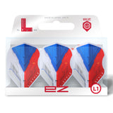 L-Style EZ L-Flights - Integrated Champagne Ring - L1EZ - V Series Type H - Czechia - Clear White