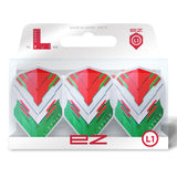 L-Style EZ L-Flights - Integrated Champagne Ring - L1EZ - V Series Type I - Hungary - Clear White