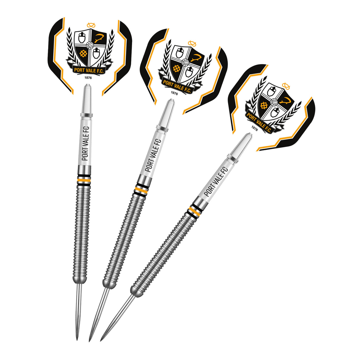 Port Vale FC - Official Licensed - The Valiants - Steel Tip Darts - Tungsten - 24g
