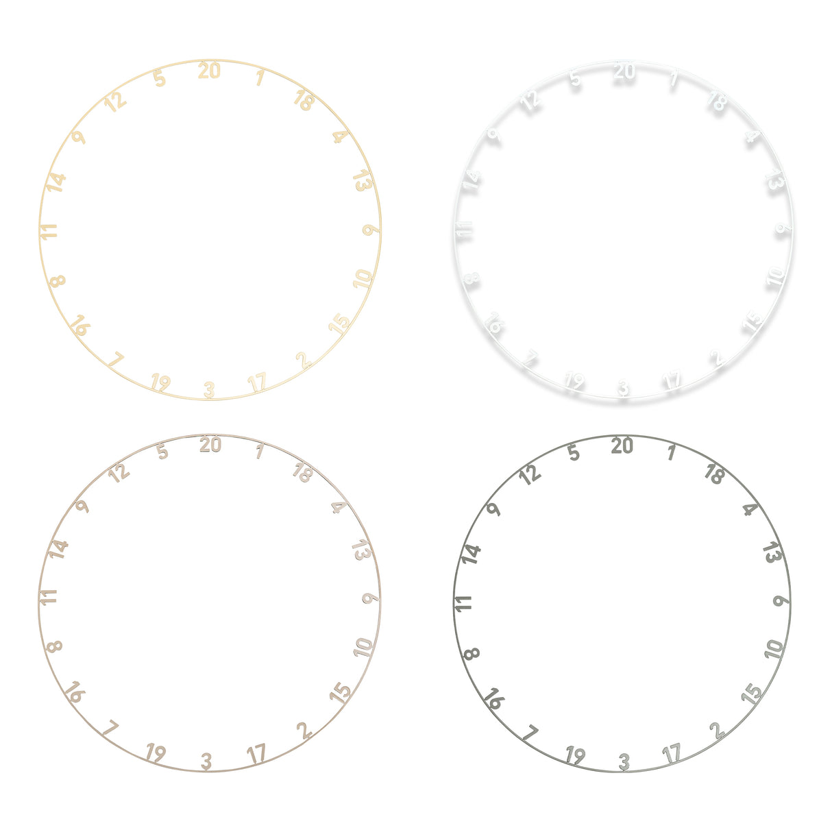 Precise 180 Number Ring - One-Piece