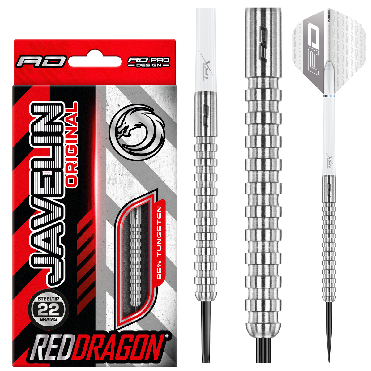 Red Dragon Javelin Darts - Steel Tip - 85% Tungsten