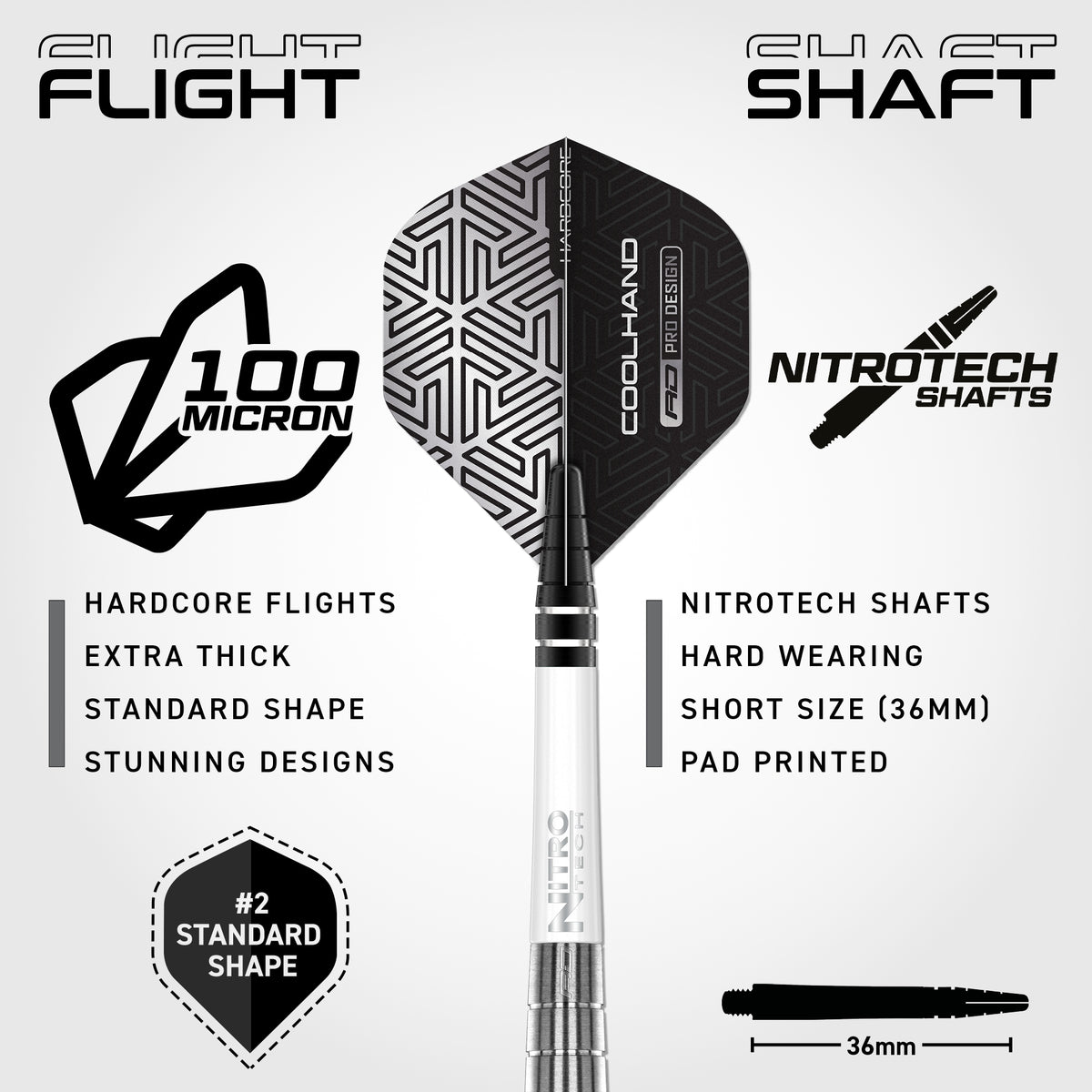 Red Dragon Luke Humphries Darts - Steel Tip - 90% Tungsten - TX1