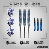 Red Dragon Luke Humphries Darts - Steel Tip - 90% Tungsten - TX5