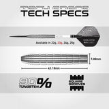 Red Dragon Luke Humphries Darts - Steel Tip - 90% Tungsten - TX1