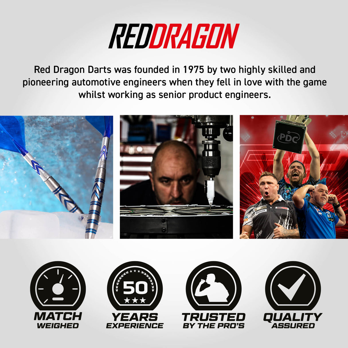 Red Dragon Gerwyn Price Switch Darts - Steel Tip - 90% Tungsten - Original