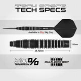 Red Dragon Sable Darts - Steel Tip - 90% Tungsten - Bomb