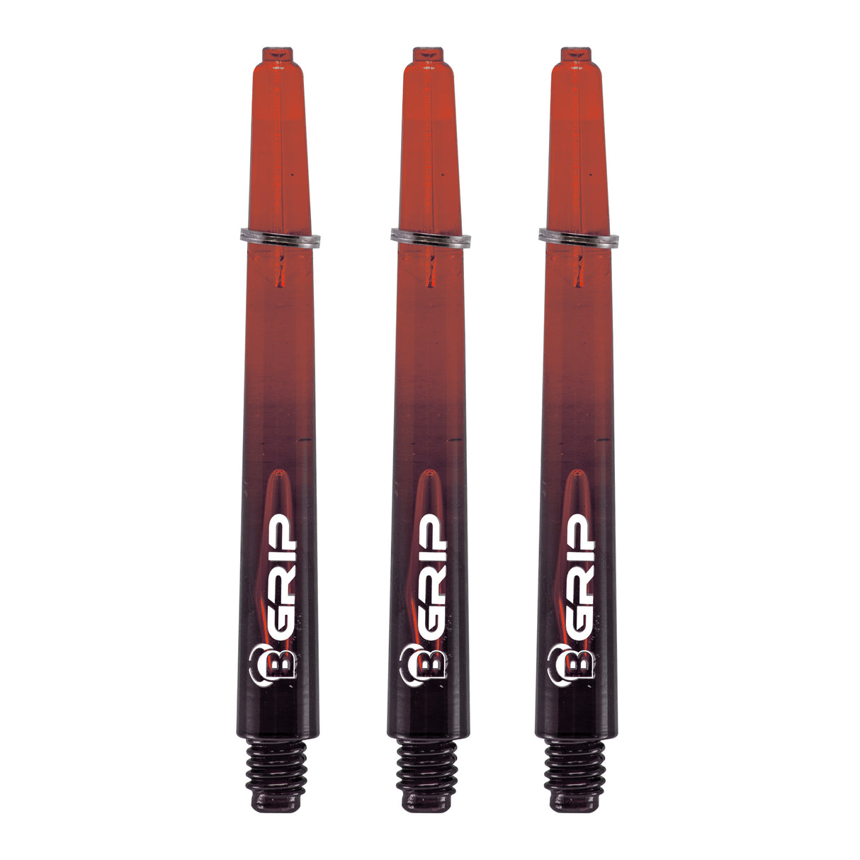 BULL'S B-Grip TT Shaft - Polycarbonate - Black & Red