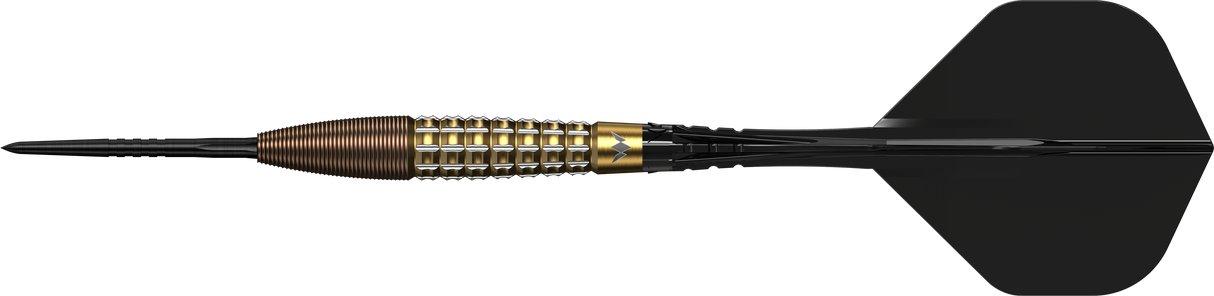 Mission Rhodon Darts - Steel Tip - 95% Tungsten - Bronze & Gold PVD